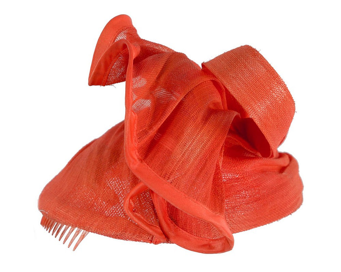 Twisted orange fascinator by Fillies Collection - Hats From OZ