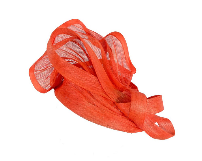 Twisted orange fascinator by Fillies Collection - Hats From OZ