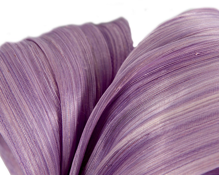 Exclusive lilac silk abaca bow by Fillies Collection - Hats From OZ