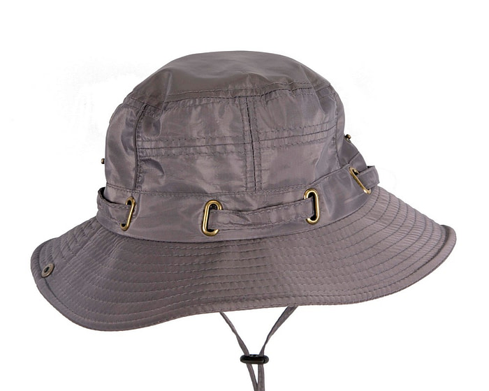 Grey casual weatherproof bucket golf hat - Hats From OZ