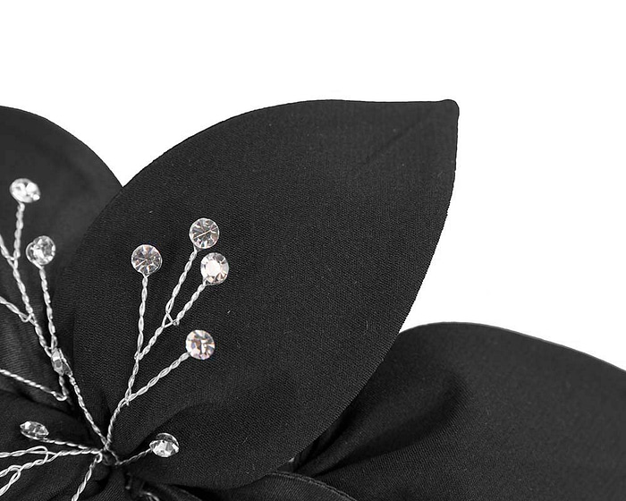 Black Fascinator comb for Mother of the Bride special occasions - Hats From OZ