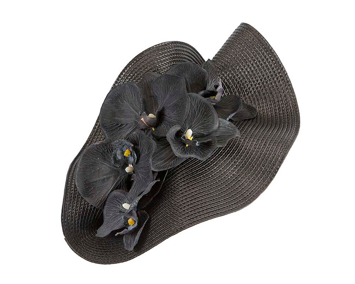 Bespoke black fascinator by Cupids Millinery - Hats From OZ