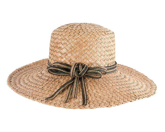 Wide brim straw summer hat - Hats From OZ