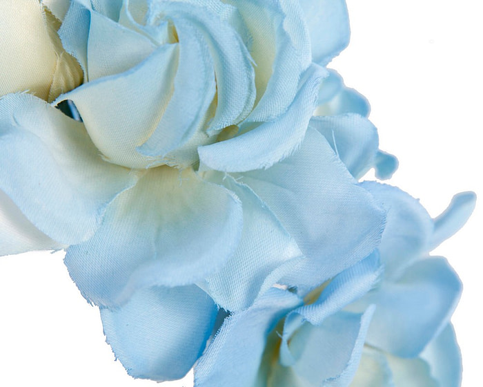 Light blue flower headband by Max Alexander - Hats From OZ