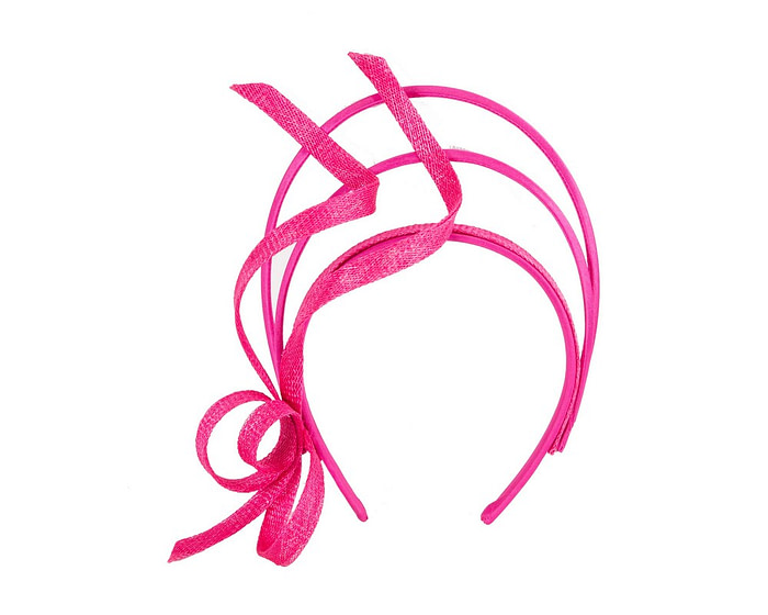 Fuchsia crown fascinator headband by Max Alexander - Hats From OZ