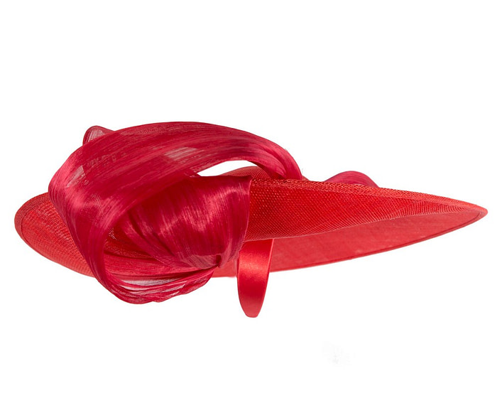 Large red sinamay hatinator by Fillies Collection - Image 5