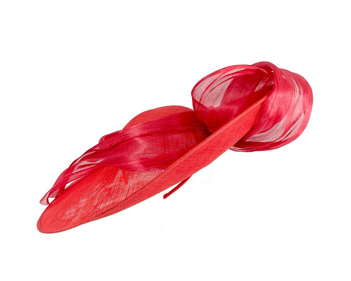 Large red sinamay hatinator by Fillies Collection - Image 4