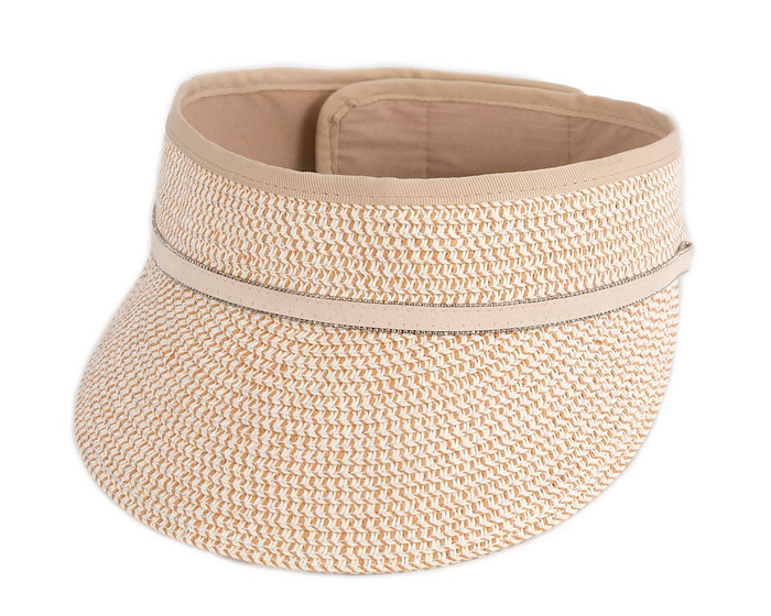 Beige visor by Max Alexander - Hats From OZ