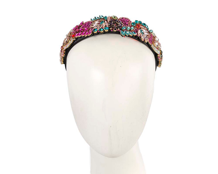 Jewellery covered fascinator headband by Cupids Millinery - Hats From OZ