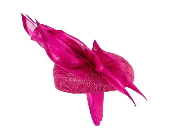 Bespoke fuchsia racing fascinator by Fillies Collection S254 - Hats From OZ