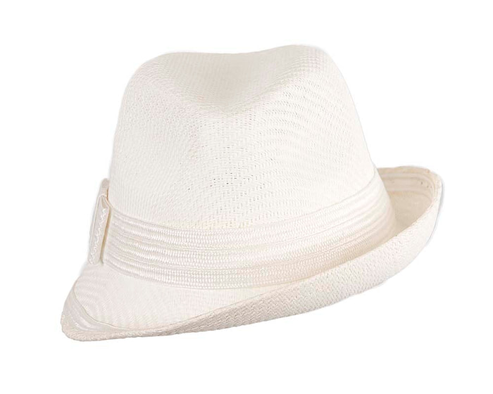 White ladies trilby hat by Max Alexander CU558 - Hats From OZ