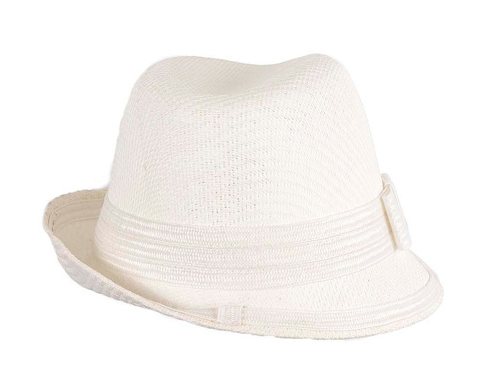 White ladies trilby hat by Max Alexander CU558 - Hats From OZ