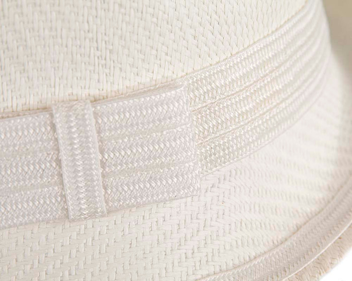 White ladies trilby hat by Max Alexander CU558 - Hats From OZ