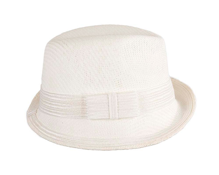 White ladies trilby hat by Max Alexander CU558 - Hats From OZ