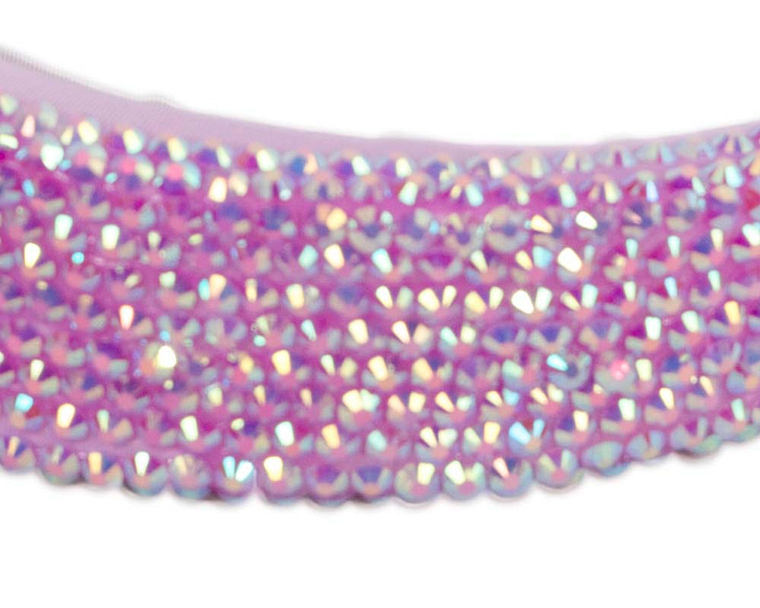 Sparkling lilac fascinator headband - Hats From OZ