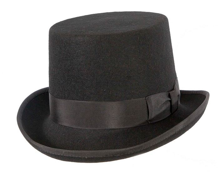 Black STANTON Felt Top Hat - Hats From OZ