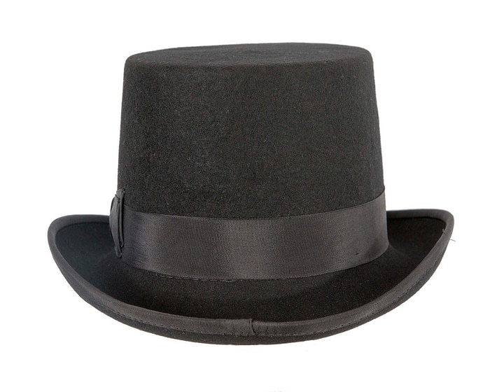 Black STANTON Felt Top Hat - Hats From OZ