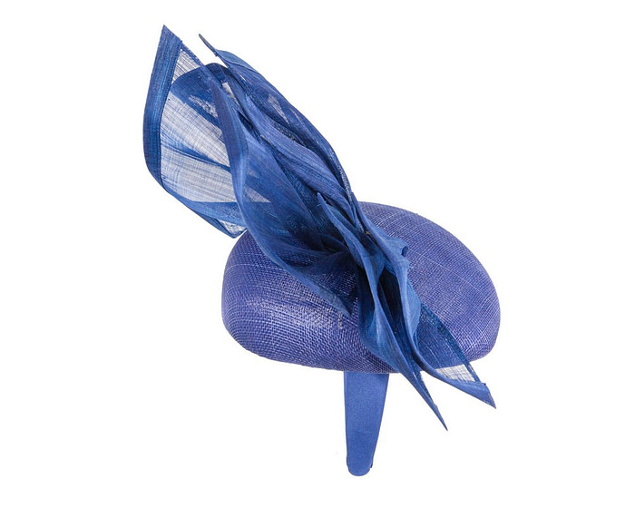 Bespoke royal blue racing fascinator by Fillies Collection S254 - Hats From OZ