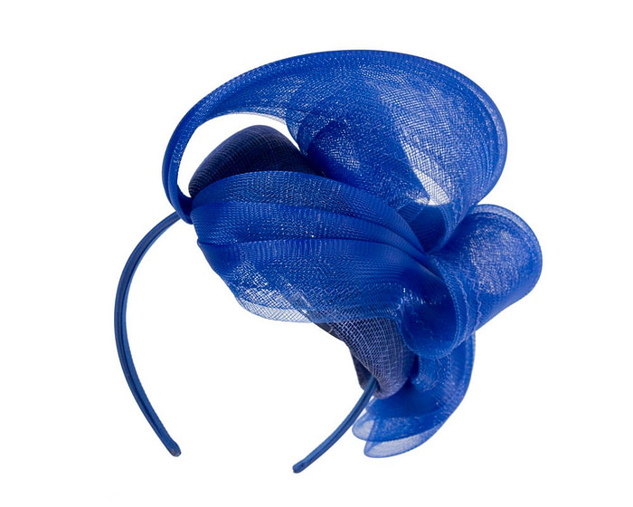 Royal Blue racing fascinator by Fillies Collection S255 - Hats From OZ