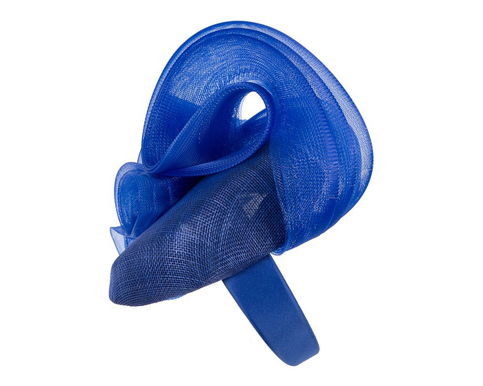 Royal Blue racing fascinator by Fillies Collection S255 - Hats From OZ