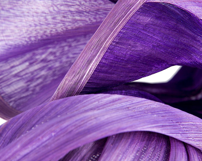 Lilac & Purple designers racing fascinator - Hats From OZ