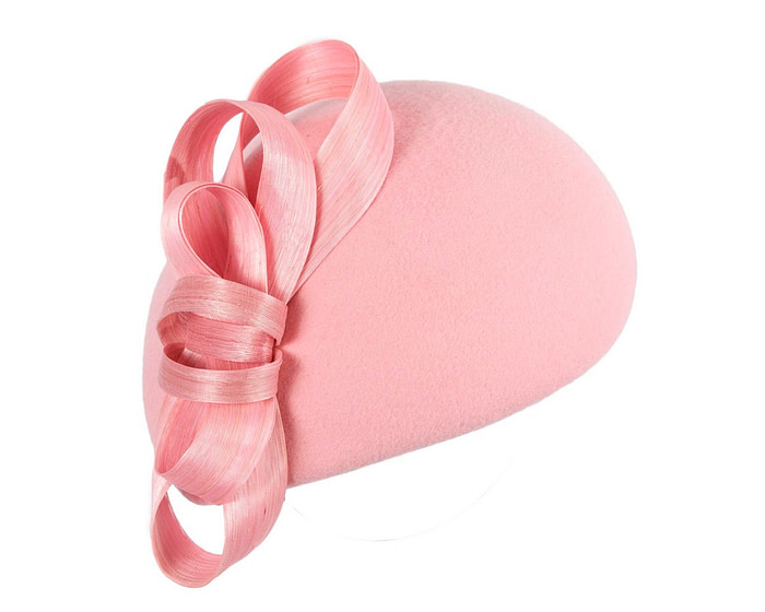 Stylish pink felt beret hat by Fillies Collection - Hats From OZ