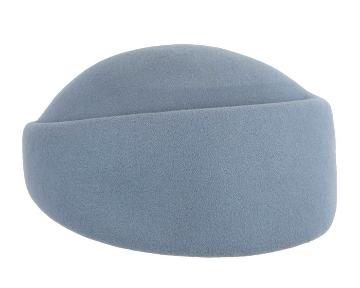 Designers light blue felt ladies winter hat - Hats From OZ