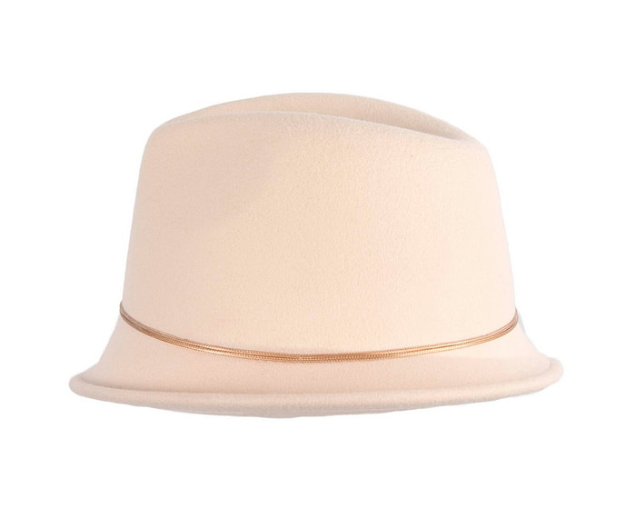 Beige felt trilby hat by Max Alexander J4436 - Hats From OZ