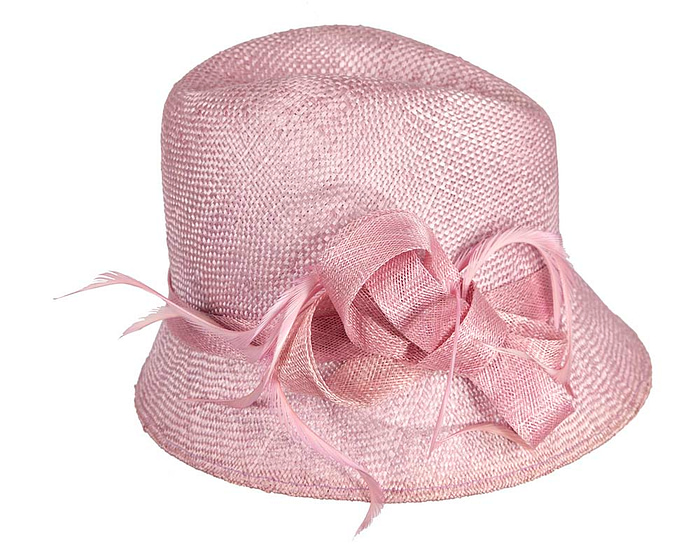 Lilac straw fedora hat by Cupids Millinery - Hats From OZ