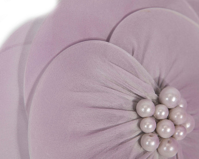 Large lilac flower fascinator - Hats From OZ