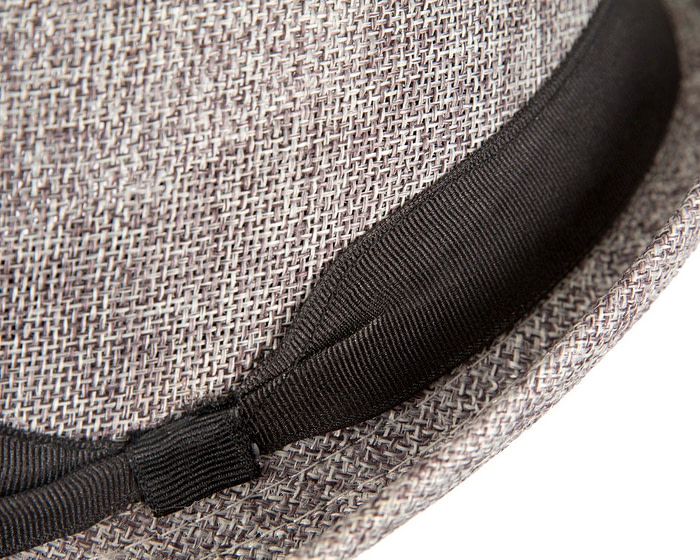 Grey Short Brim Trilby Hat - Hats From OZ