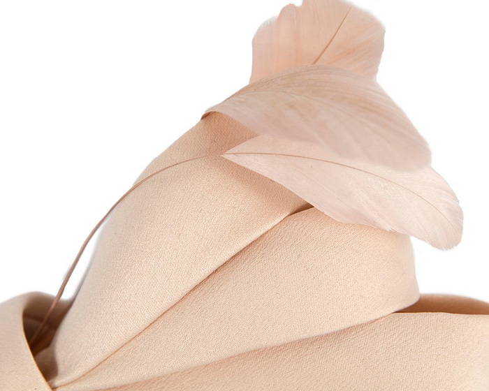 Nude bow racing fascinator by Max Alexander J444 - Hats From OZ