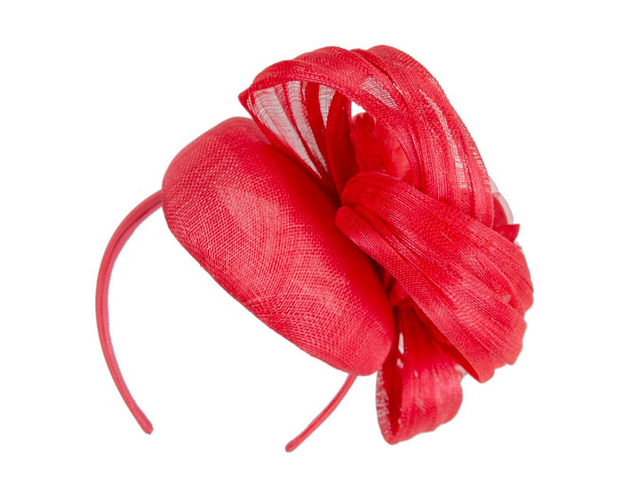 Astonishing red pillbox racing fascinator by Fillies Collection - Hats From OZ