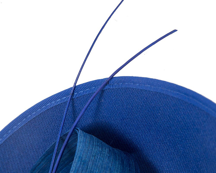 Large royal blue winter fascinator by Max Alexander - Hats From OZ