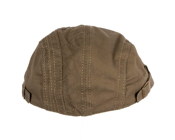 Khaki flat cap by Max Alexander - Hats From OZ