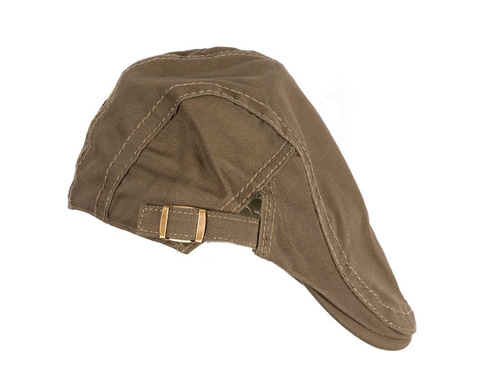 Khaki flat cap by Max Alexander - Hats From OZ