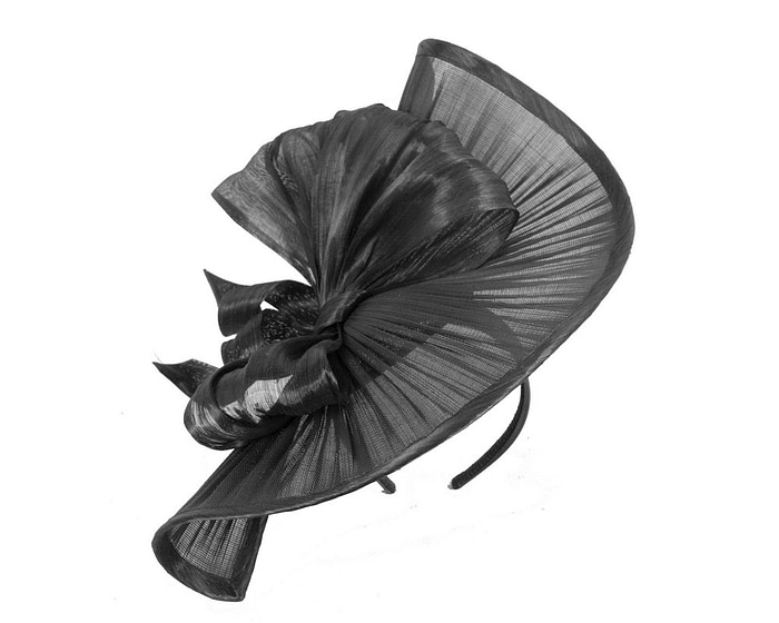 Large black jinsin racing fascinator by Fillies Collection - Hats From OZ