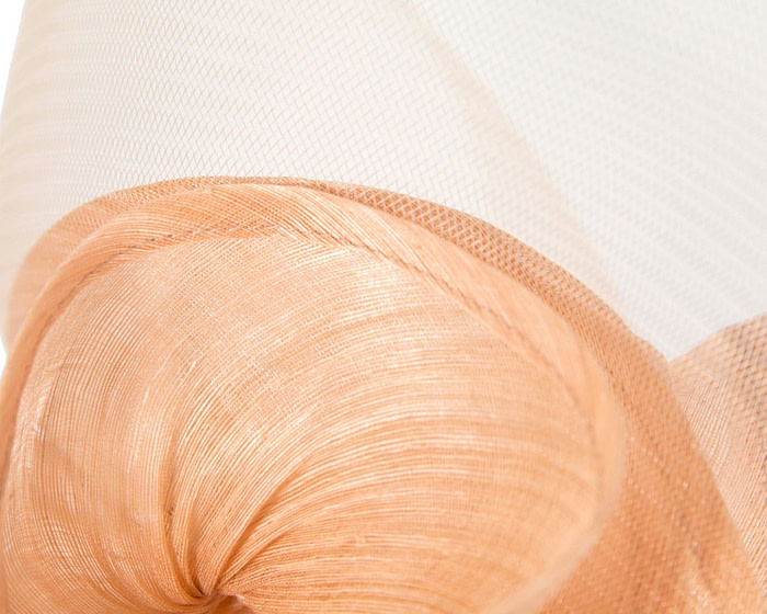 Large nude racing fascinator by Fillies Collection - Hats From OZ