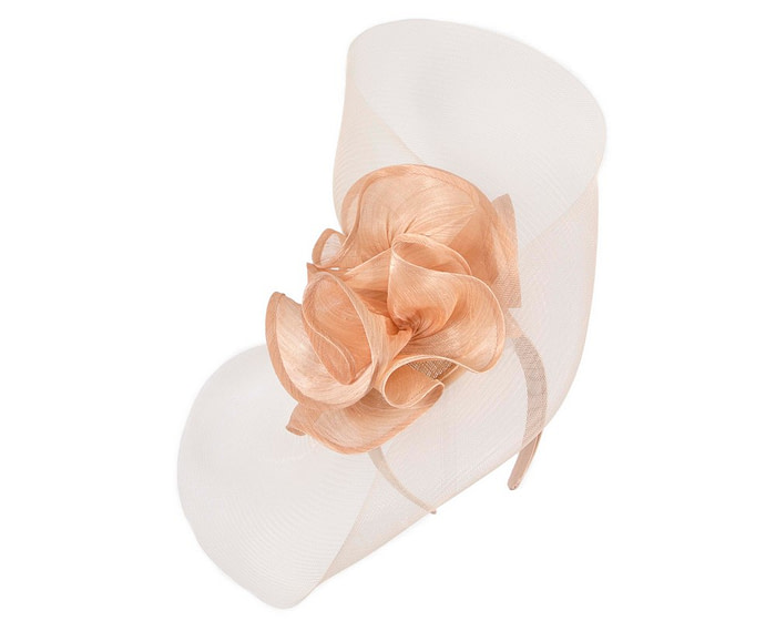 Large nude racing fascinator by Fillies Collection - Hats From OZ