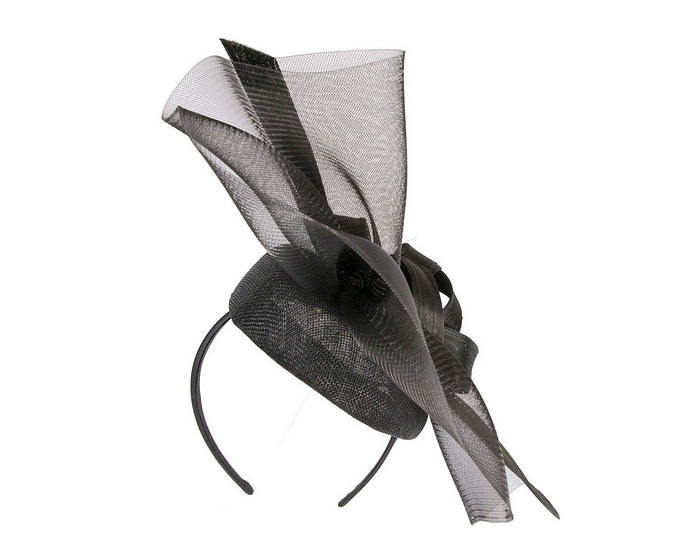 Tall black racing fascinator by Fillies Collection - Hats From OZ