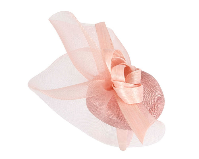 Tall dusty pink racing fascinator by Fillies Collection - Hats From OZ