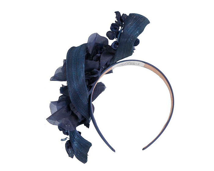 Exclusive navy fascinator by Cupids Millinery - Hats From OZ