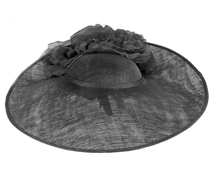 Large black racing fascinator hat by Fillies Collection - Hats From OZ