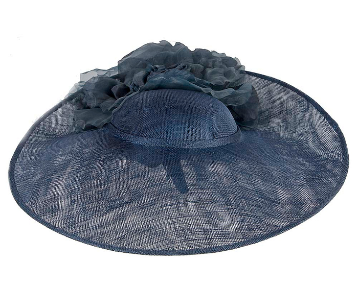 Large navy racing fascinator hat by Fillies Collection - Hats From OZ