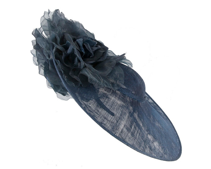 Large navy racing fascinator hat by Fillies Collection - Hats From OZ