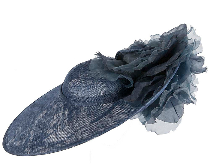 Large navy racing fascinator hat by Fillies Collection - Hats From OZ