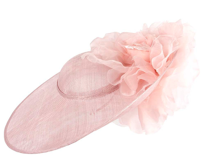 Large dusty pink racing fascinator hat by Fillies Collection - Hats From OZ