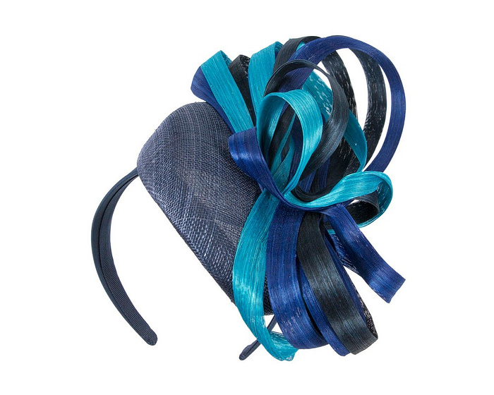 Exclusive multi-colored pillbox fascinator by Fillies Collection - Hats From OZ