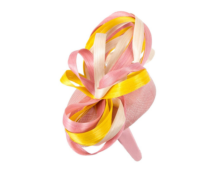 Exclusive multi-colored pillbox fascinator by Fillies Collection - Hats From OZ