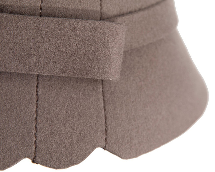 Grey felt cloche hat by Max Alexander - Hats From OZ